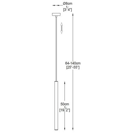 Zuma Line - LED Πολύφωτο κρεμαστό LED/5W/230V