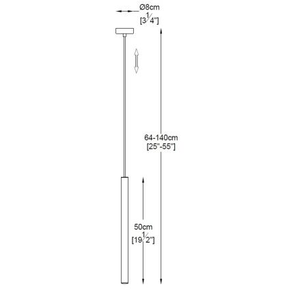 Zuma Line - LED Πολύφωτο κρεμαστό LED/5W/230V