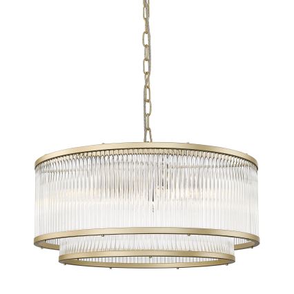 Zuma Line - Κρεμαστό φωτιστικό οροφής 6xE14/60W/230V χρυσαφί