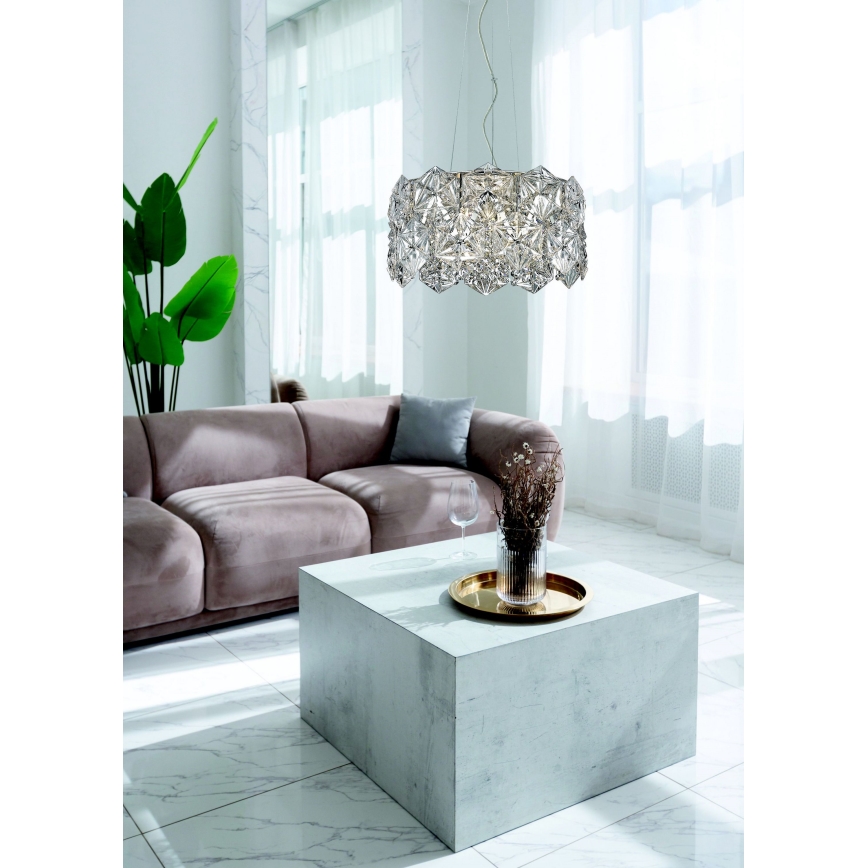 Zuma Line - Κρεμαστό φωτιστικό οροφής 5xG9/33W/230V γυαλιστερό χρώμιο