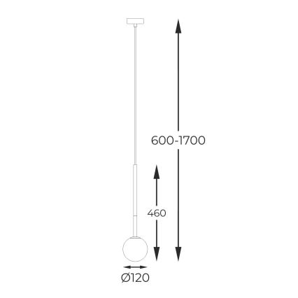 Zuma Line -Κρεμαστό φωτιστικό οροφής 1xG9/4W/230V χρυσαφί