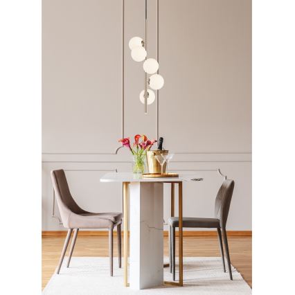 Zuma Line -Κρεμαστό φωτιστικό οροφής 5xG9/4W/230V χρυσαφί