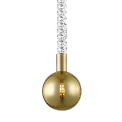Zuma Line - Κρεμαστό φωτιστικό οροφής 1xG9/6W/230V χάλκινο