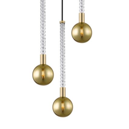 Zuma Line - Κρεμαστό φωτιστικό οροφής 3xG9/6W/230V χάλκινο