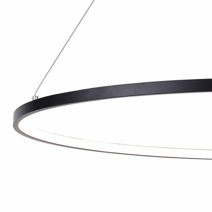 Zuma Line -  Κρεμαστό φωτιστικό οροφής LED LED/40W/230V 3000/4000/6000K διάμετρος 90 cm μαύρο