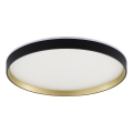 Zuma Line - Ρυθμιζόμενο φωτιστικό οροφής LED RGBW LED/32W/230V + LED/8W 3000-6000K μαύρο/χρυσό + τηλεχειριστήριο