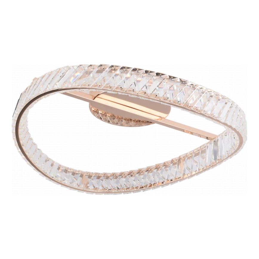 Zuma Line - Ρυθμιζόμενο LED φωτιστικό οροφής LED/36W/230V Ø 52 cm ροζ χρυσό