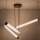 Zuma Line - Ρυθμιζόμενος LED πολυέλαιος σε καλώδιο LED/64W/230V 2700-6500K μαύρος + τηλεχειριστήριο