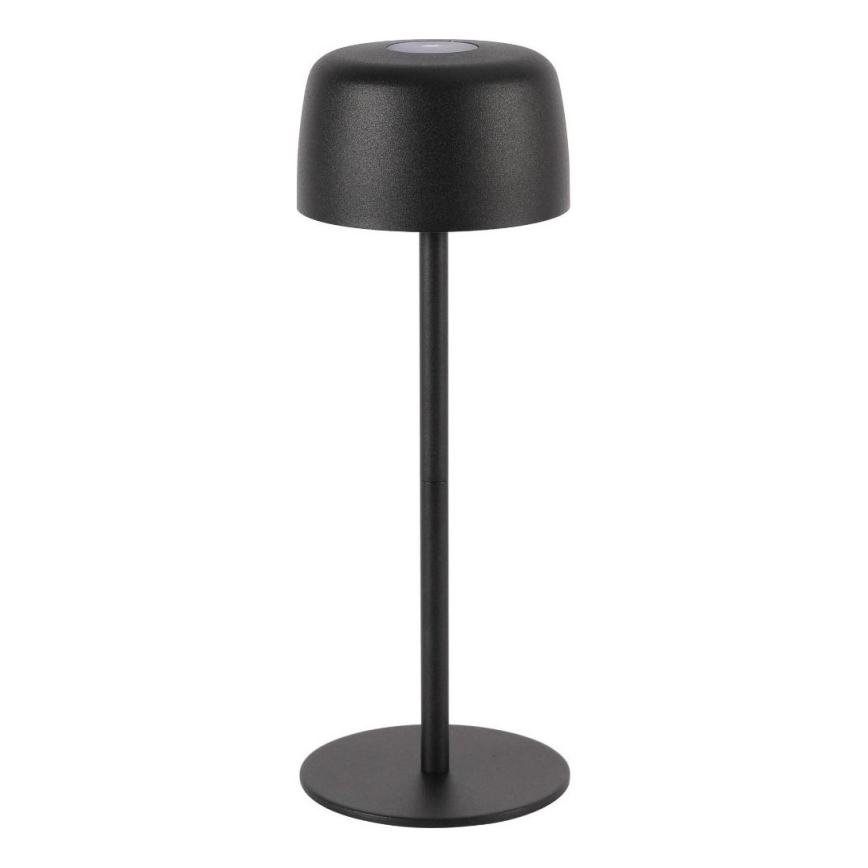 Zuma Line - Ρυθμιζόμενος επιτραπέζιος επαναφορτιζόμενος φωτισμός LED/2W/1200 mAh IP44 μαύρο