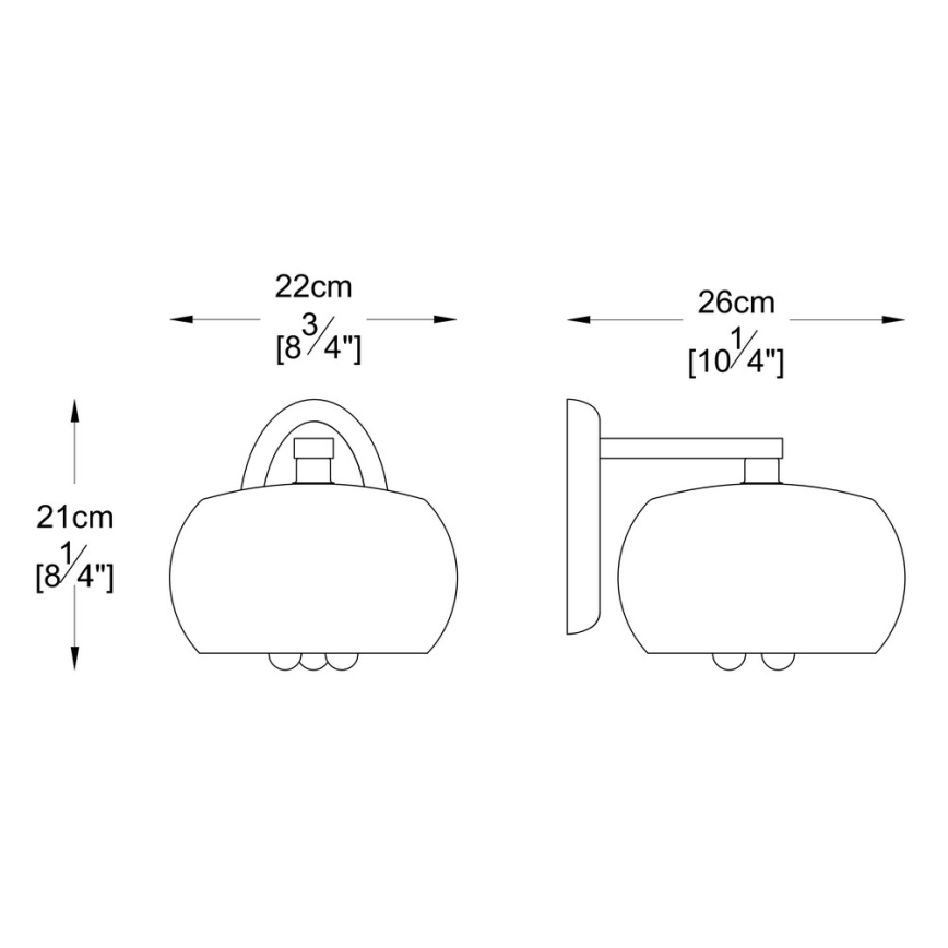 Zuma Line  - Κρυστάλλινο φωτιστικό τοίχου 1xG9/42W/230V