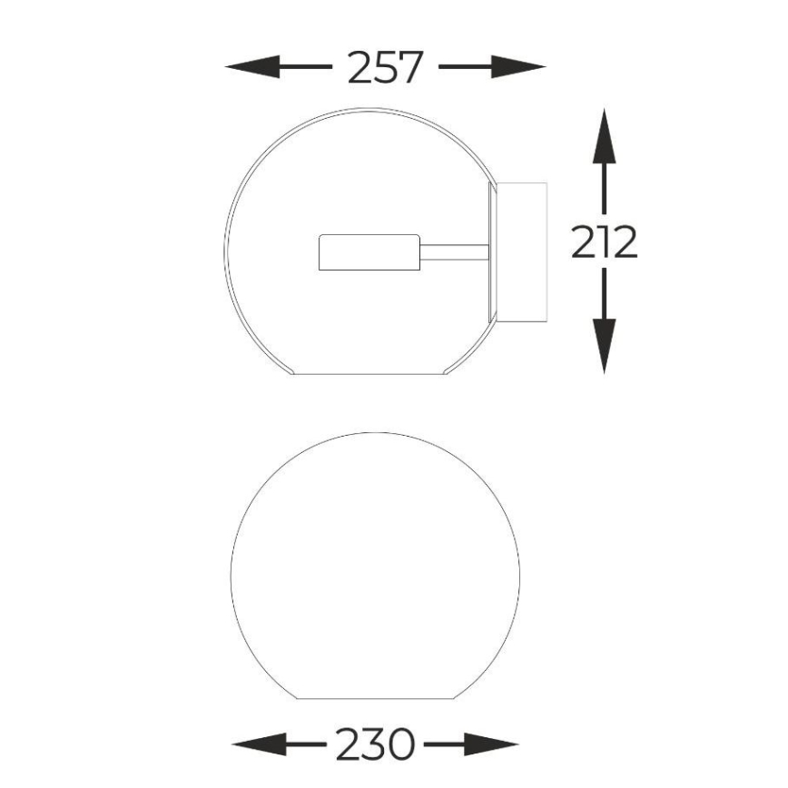 Zuma Line - Φωτιστικό τοίχου LED LED/5W/230V γυαλιστερό χρώμιο