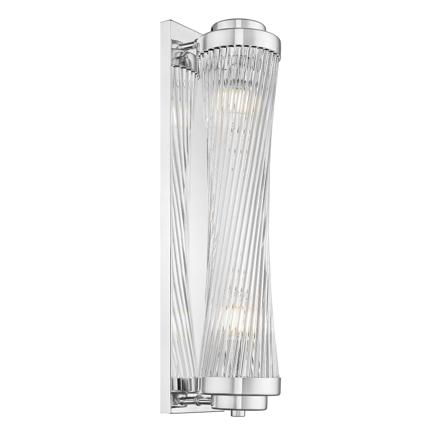 Zuma Line - Φωτιστικό τοίχου 2xE14/60W/230V γυαλιστερό χρώμιο