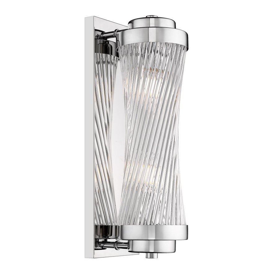 Zuma Line - Φωτιστικό τοίχου 2xE14/60W/230V γυαλιστερό χρώμιο