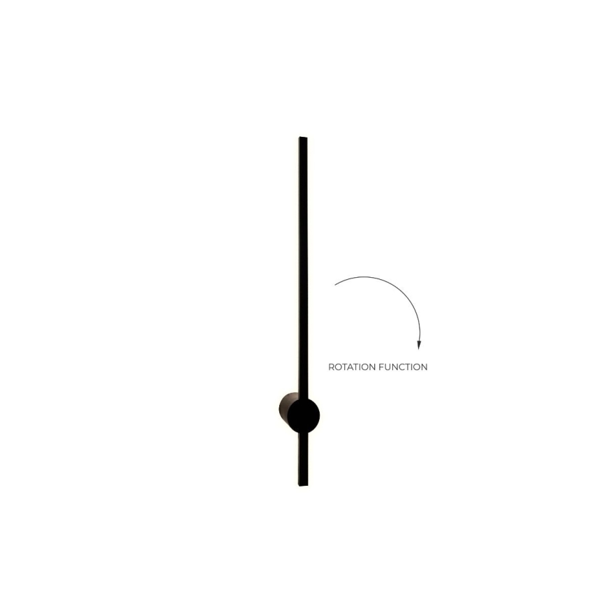 Zuma Line - Φωτιστικό τοίχου LED LED/8W/230V 60 cm μαύρο