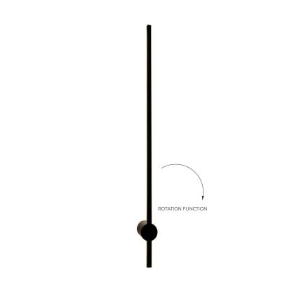 Zuma Line - Φωτιστικό τοίχου LED LED/12W/230V 90 cm μαύρο