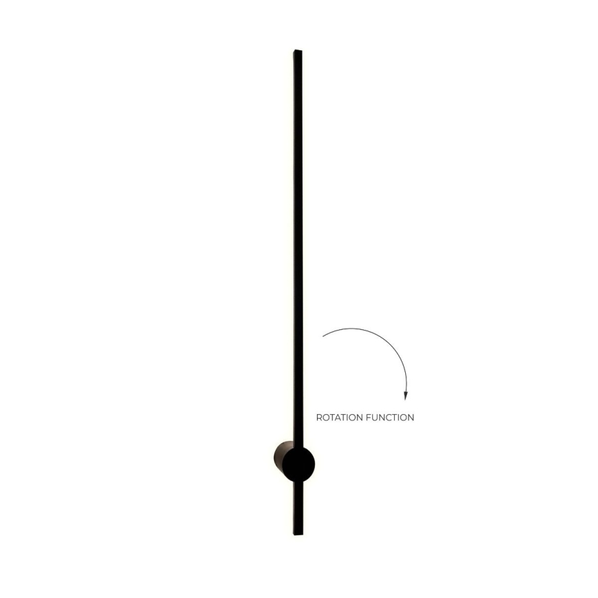 Zuma Line - Φωτιστικό τοίχου LED LED/12W/230V 90 cm μαύρο
