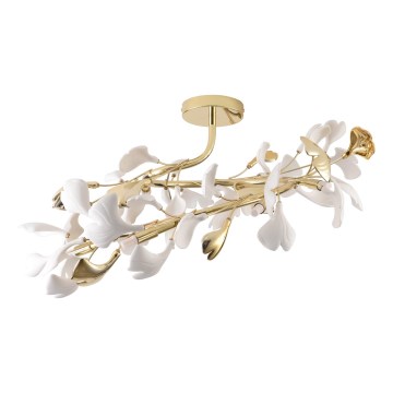 Zuma Line - Επιφανειακός πολυέλαιος οροφής 6xG9/42W/230V διάμ. 70 εκ. χρυσός