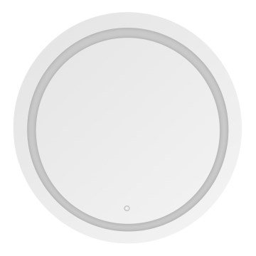 Zuma Line - Επιτοίχιος καθρέφτης μπάνιου με ενσωματωμένο φωτισμό LED/36W/230V 3000/4000/6000K διάμ. 80 cm IP44