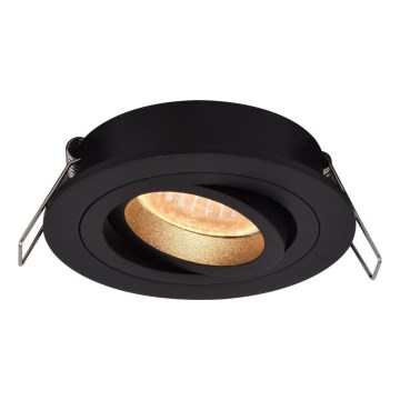 Zuma Line - Εντοιχισμένο φωτιστικό οροφής 1xGU10/50W/230V μαύρο