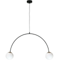 Zuma Line - Κρεμαστό φωτιστικό με καλώδιο 2xE14/10W/230V μαύρο