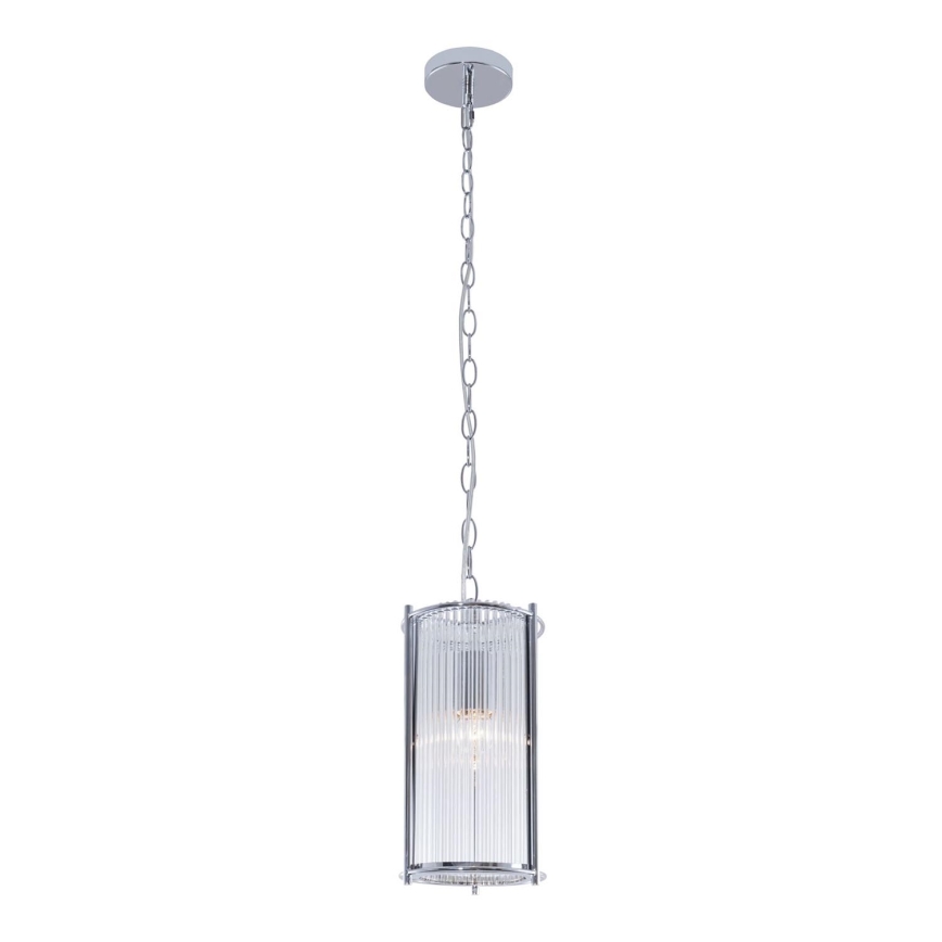 Zuma Line - Κρεμαστό φωτιστικό οροφής 1xE27/40W/230V γυαλιστερό χρώμιο