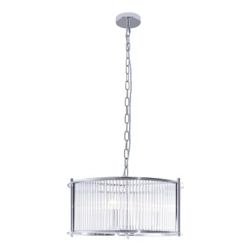 Zuma Line - Κρεμαστό φωτιστικό οροφής 3xE27/40W/230V γυαλιστερό χρώμιο