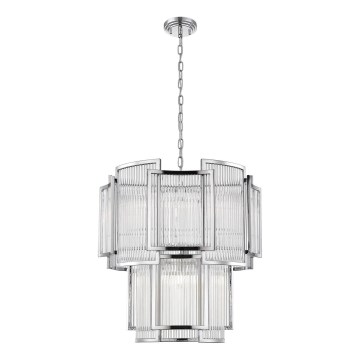 Zuma Line - Κρεμαστό φωτιστικό οροφής 8xE14/60W/230V γυαλιστερό χρώμιο