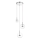 Zuma Line -  Κρεμαστό φωτιστικό οροφής LED 3xLED/5W/230V γυαλιστερό χρώμιο