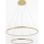 Zuma Line -  Κρεμαστό φωτιστικό οροφής LED LED/40W/230V χρυσό