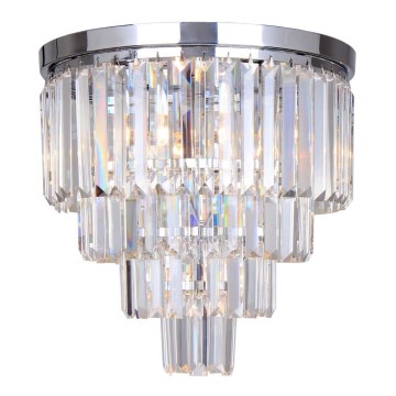 Zuma Line - Κρυστάλλινο φωτιστικό οροφής 5xE14/40W/230V γυαλιστερό χρώμιο