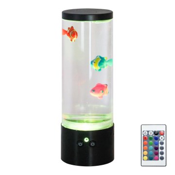 Zuma Line - Ρυθμιζόμενο επιτραπέζιο φωτιστικό LED RGB LED/1W/5V/3xAA + τηλεχειριστήριο