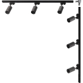 Zuma Line - Σημειακό φωτιστικό σε σύστημα 6xGU10/35W/230V μαύρο