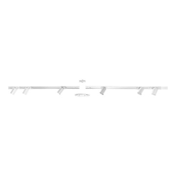 Zuma Line - Σποτ για σύστημα ράγας 6xGU10/10W/230V λευκό + rail accessories