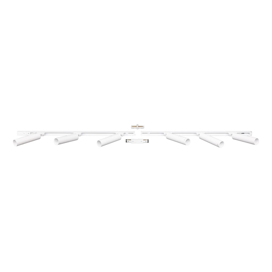 Zuma Line - Σποτ ράγας 6xGU10/35W/230V λευκό
