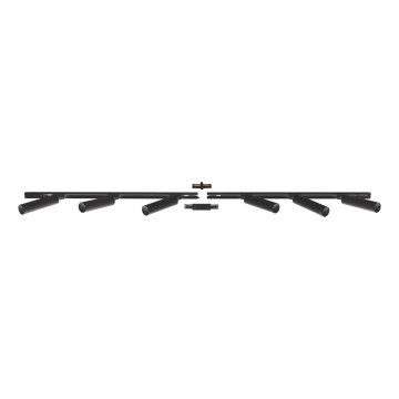 Zuma Line - Σποτ ράγας 6xGU10/35W/230V μαύρο