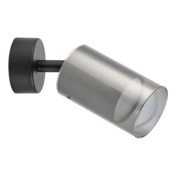 Zuma Line - Σποτ τοίχου 1xGU10/50W/230V μαύρο/γκρι