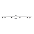 Zuma Line - Σποτ φωτιστικό για σύστημα ράγας 6xGU10/10W/230V μαύρο + αξεσουάρ ράγας
