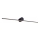Zuma Line - Φωτισμός καθρέφτη μπάνιου LED LED/8W/230V 60 cm IP44 μαύρο