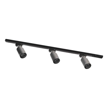 Zuma Line - Φωτιστικό spot σε σύστημα ράγας 3xGU10/35W/230V μαύρο