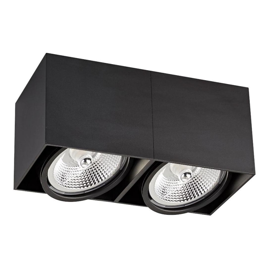 Zuma Line - Φωτιστικό σποτ 2xGU10-ES111/15W/230V μαύρο