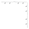 Zuma Line - Φωτιστικό σποτ σε ράγα 8xGU10/35W/230V λευκό