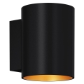 Zuma Line - Φωτιστικό τοίχου 1xG9/40W/230V μαύρο/χρυσαφί