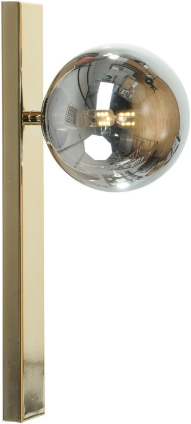 Zuma Line - Φωτιστικό τοίχου 1xG9/8W/230V χρυσό/καπνιστό μαύρο