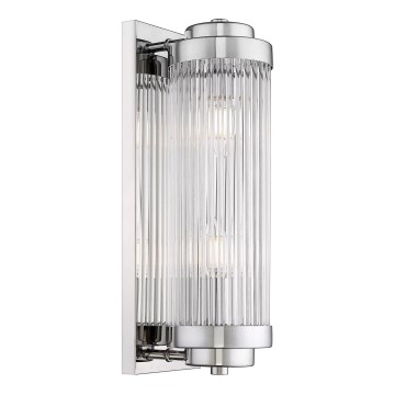 Zuma Line - Φωτιστικό τοίχου 2xE14/60W/230V γυαλιστερό χρώμιο