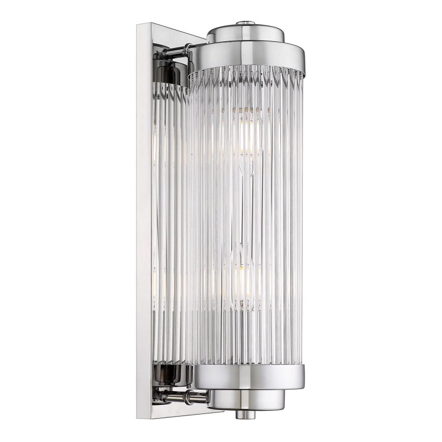 Zuma Line - Φωτιστικό τοίχου 2xE14/60W/230V γυαλιστερό χρώμιο