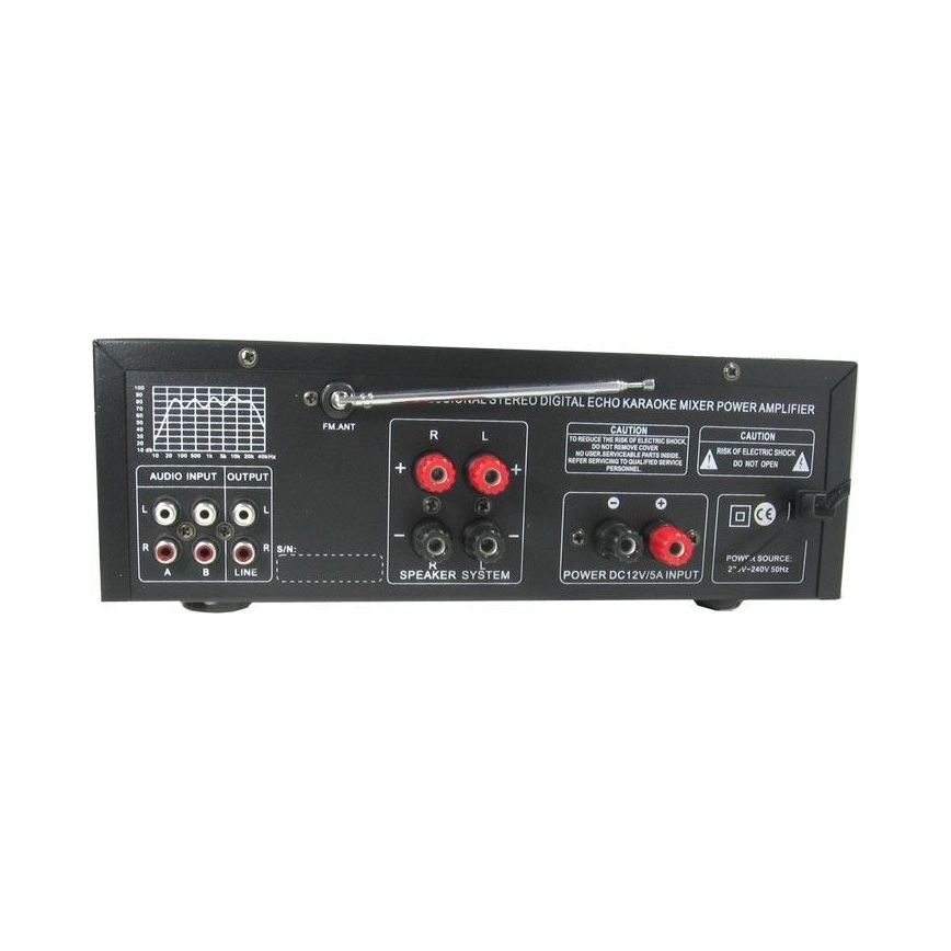 Ενισχυτής με ισοσταθμιστή και MP3 player + τηλεχειριστήριο