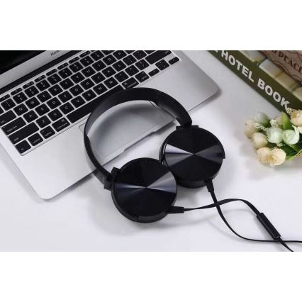 Ενσύρματα ακουστικά με μικρόφωνο mini-jack C