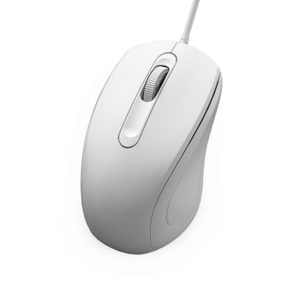 Ενσύρματο ποντίκι 1200 DPI λευκό