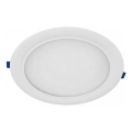 Εντοιχισμένο φωτιστικό LED SIGARO LED/18W/230V 3000/4000/6500K διάμ. 22 εκ. λευκό