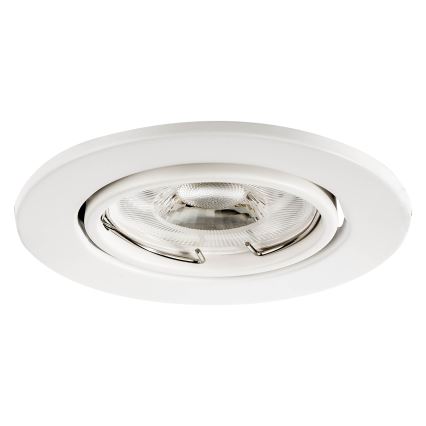 Εντοιχισμένο φωτιστικό οροφής 1xGU10/MR16/10W/230V διάμ. 9 cm λευκό